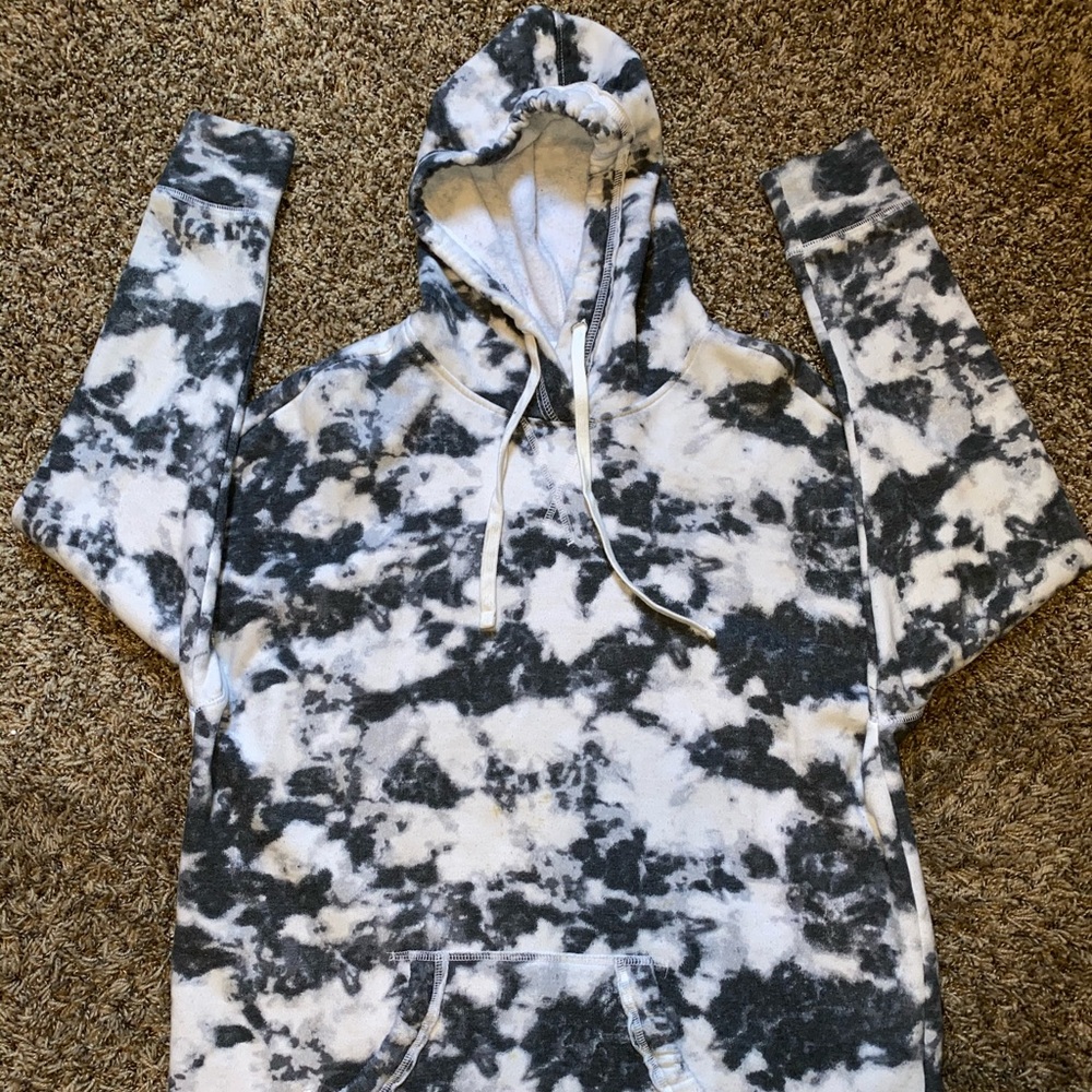 Grey & White hoodie